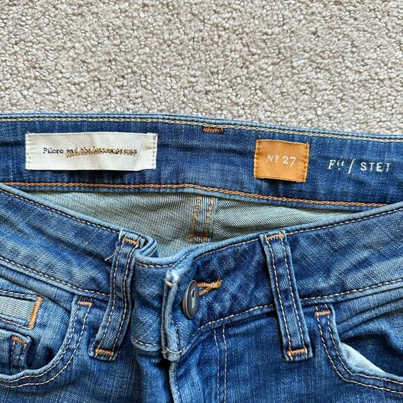 Pilcro and the Letterpress Women’s Jeans, Blue, Size 27, Fit Stet - Picture 6 of 12